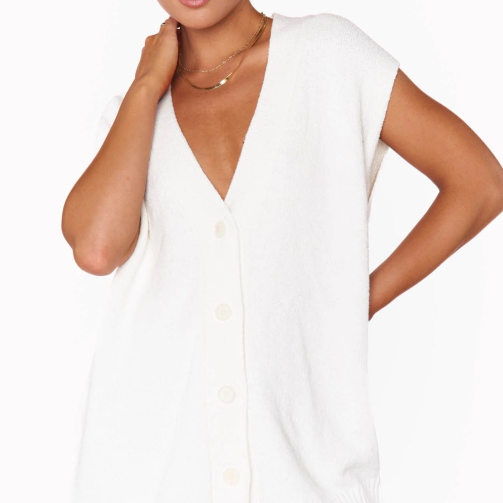 💗 Show Me Your Mumu 💗 Steve Sweater Vest with Button-Up Detail